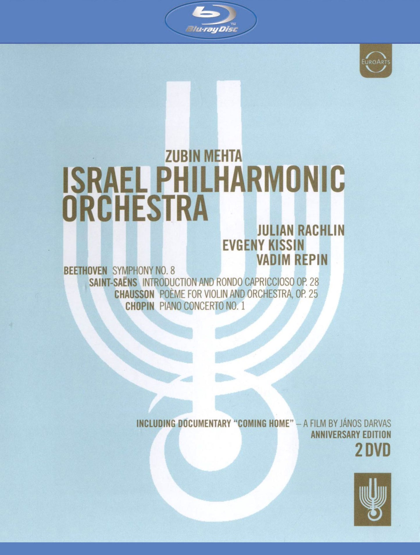 Israel Philharmonic Orchestra: Beethoven/Saint-Saens/Chausson/Chopin/Coming Home [Blu-ray]