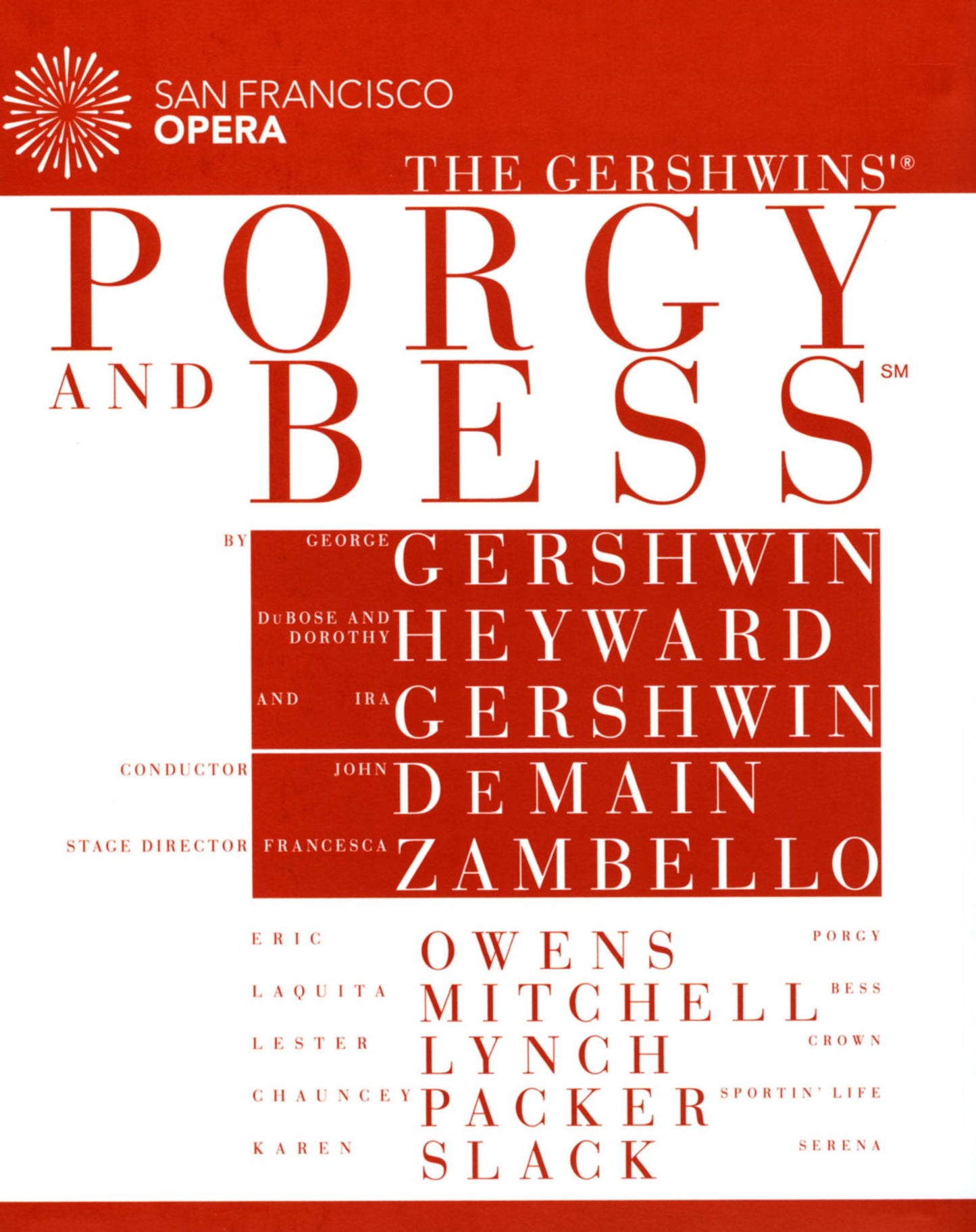 Porgy And Bess (San Francisco Opera)