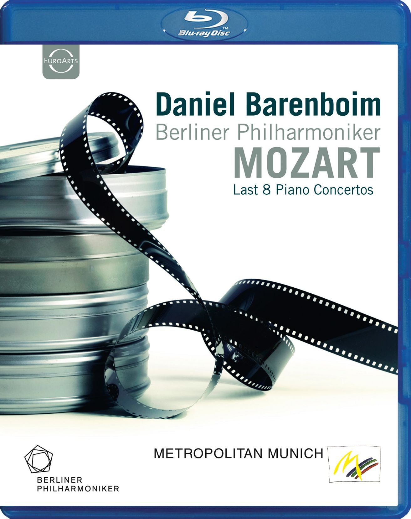 Daniel Barenboim/Berliner Philharmoniker: Mozart - Last 8 Piano Concertos [Blu-ray]
