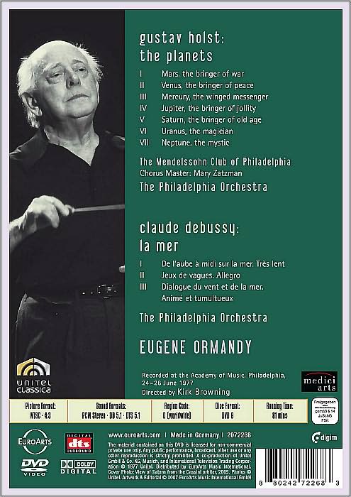 Eugene Ormondy/The Philadelphia Orchestra: Planets/La Mer