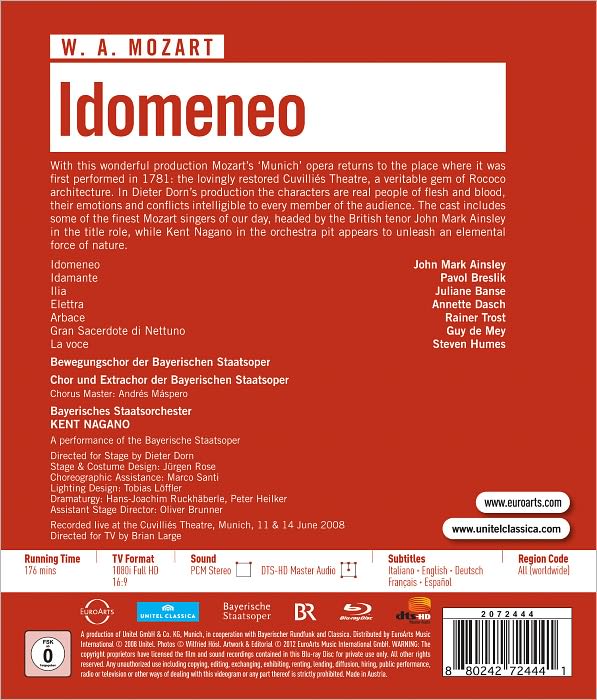 Idomeneo [Blu-ray]