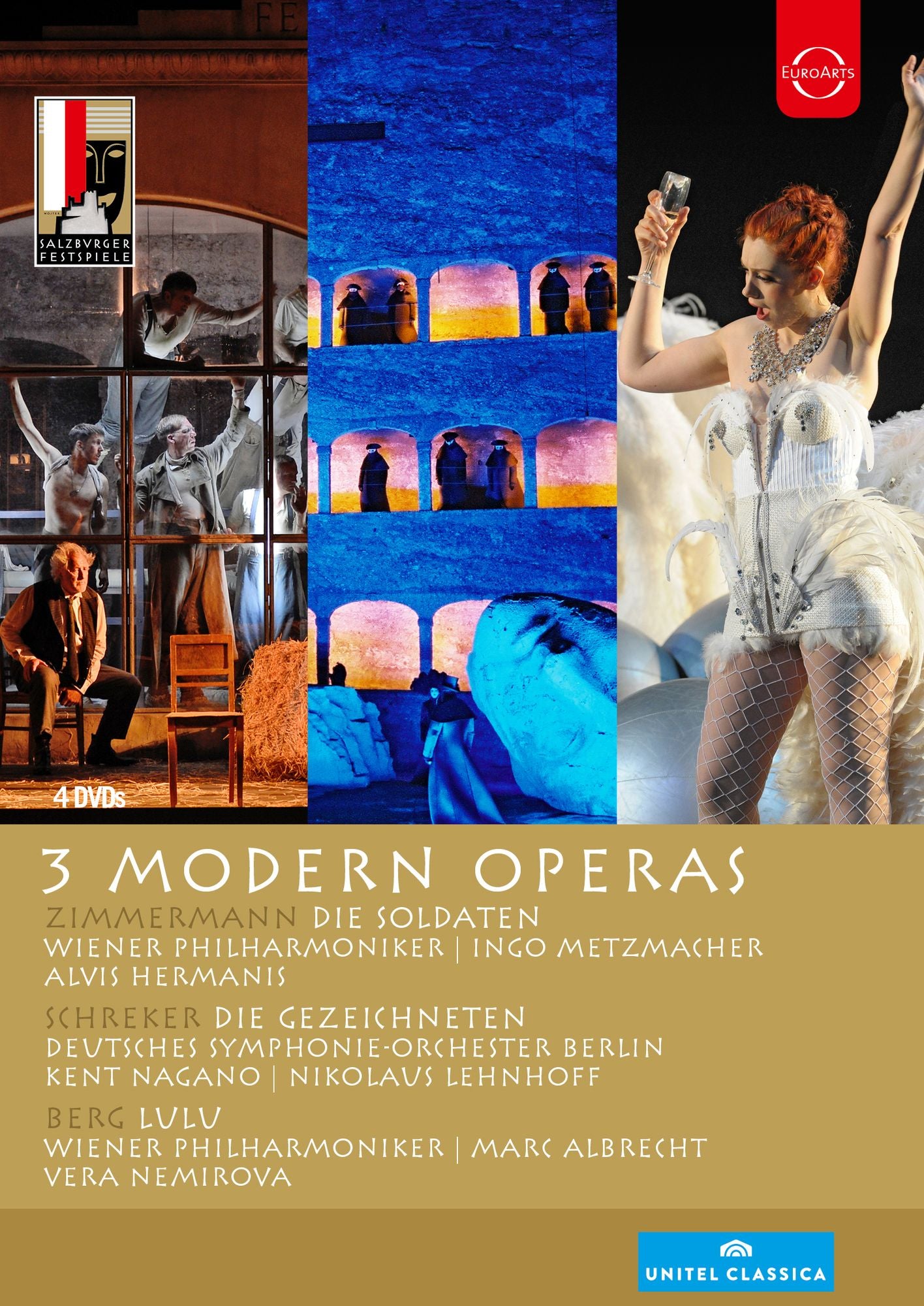 Salzburger Festspiele: 3 Modern Operas - Die Soldaten/Die Gezeichneten/Lulu [4 Discs]