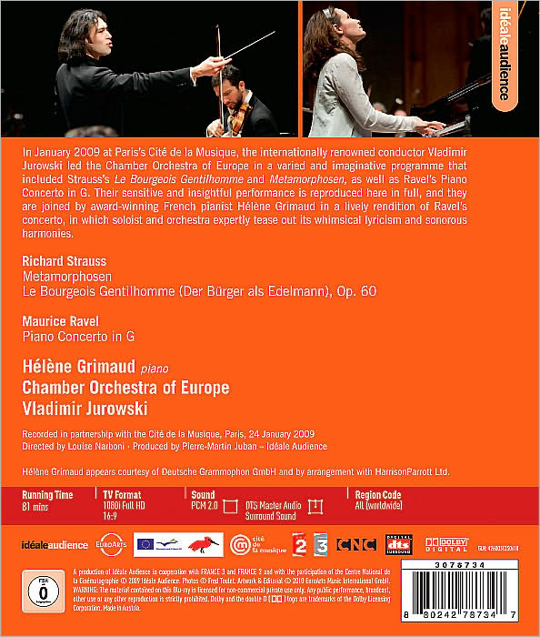 Vladimir Jurowski Conducts the Chamber Orchestra of Europe: Strauss/Ravel [Blu-ray]