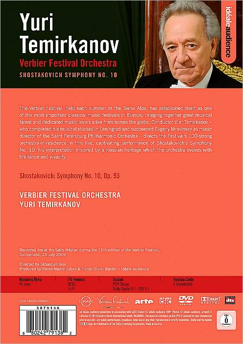Yuri Temirkanov/Verbier Festival Orchestra: Shostakovich - Symphony No. 10