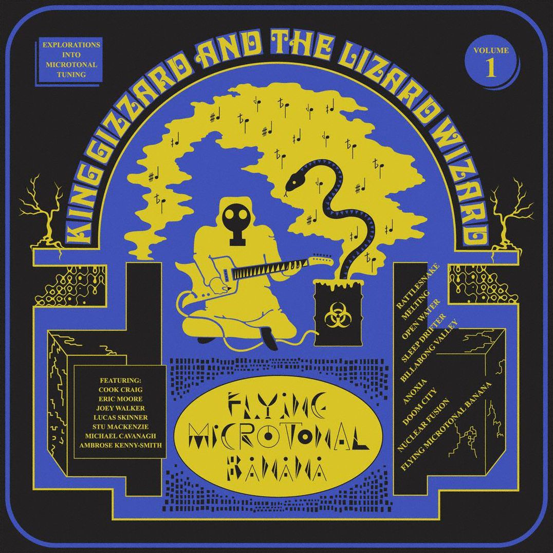 Flying Microtonal Banana [Blue And Gold Vinyl]