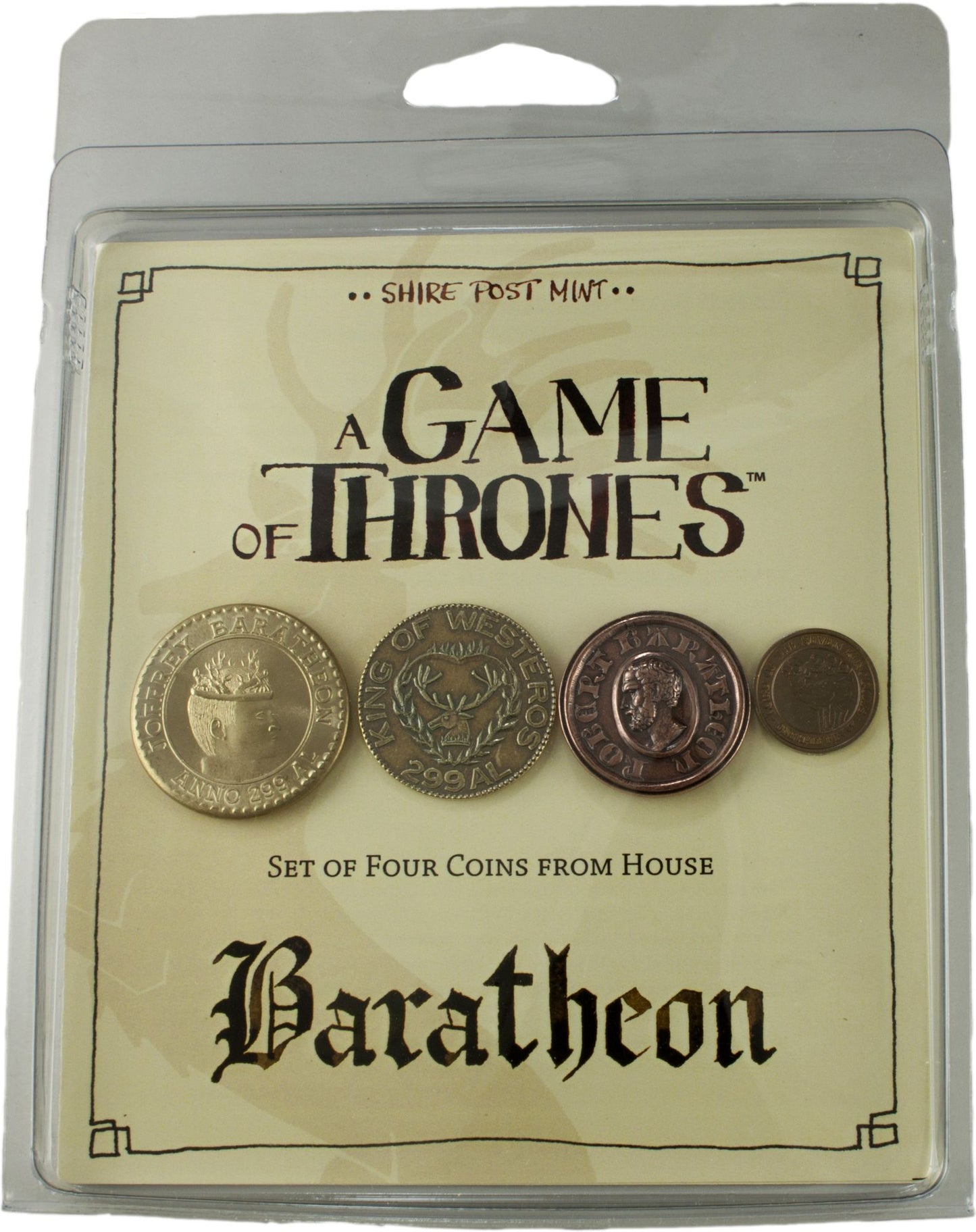House Baratheon Set of 4 Coins