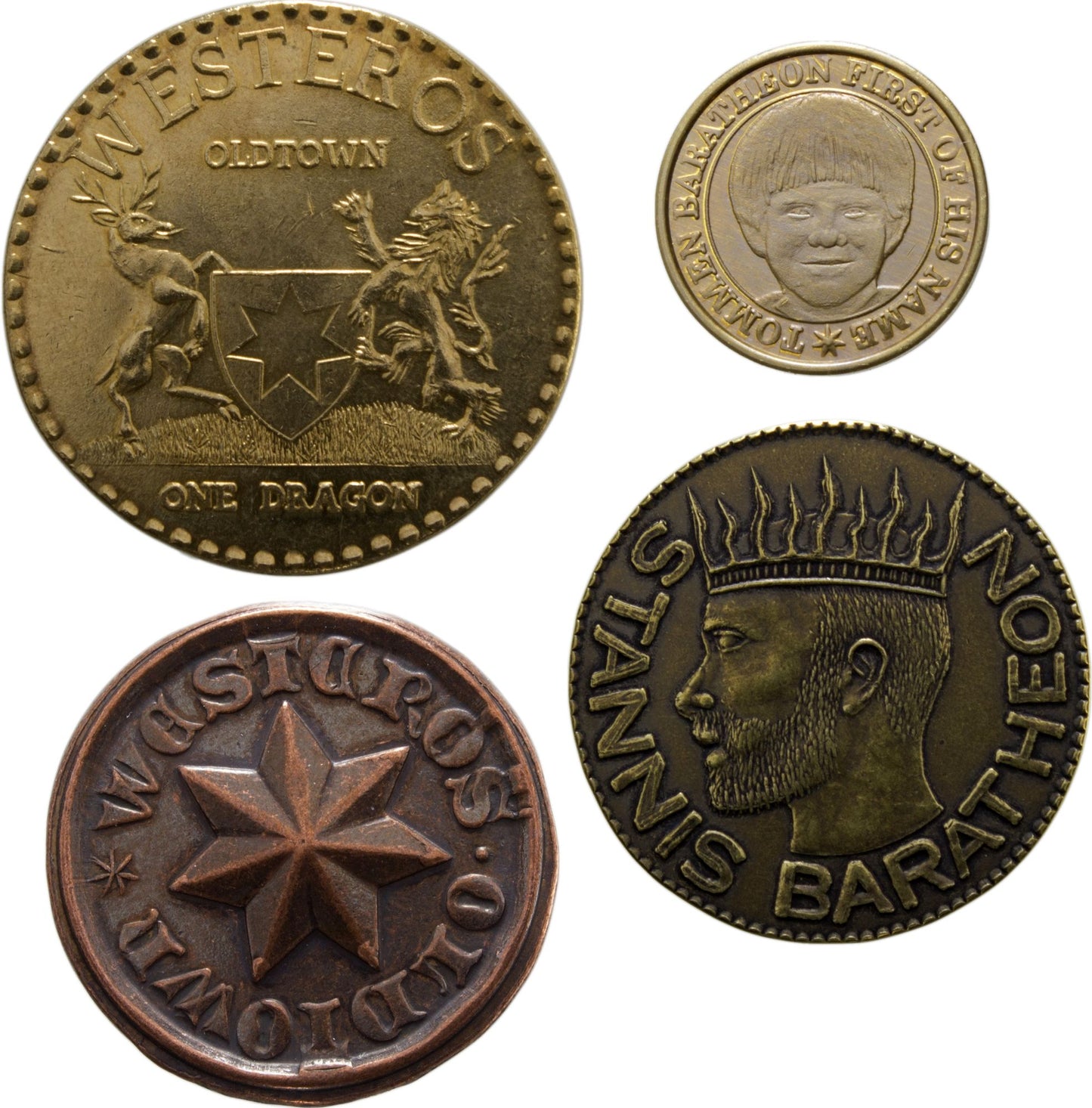 House Baratheon Set of 4 Coins
