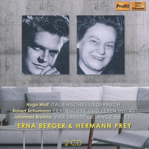 Wolf: Italienisches Liederbuch; Schumann: Frauenliebe und Leben; Brahms: Vier Ernste Gesänge