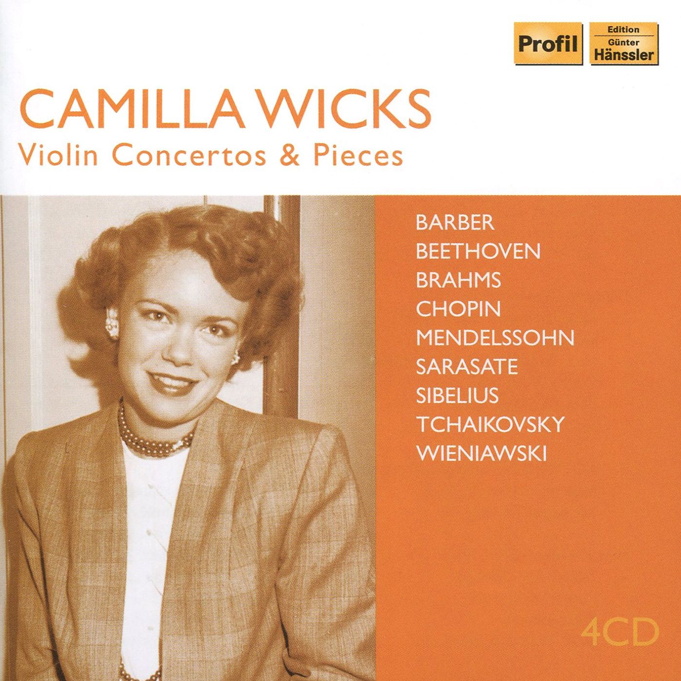Camilla Wicks: Violin Concertos & Pieces