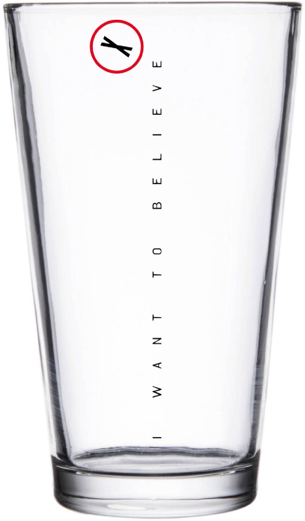 X Files 2pc Set Pint Glasses