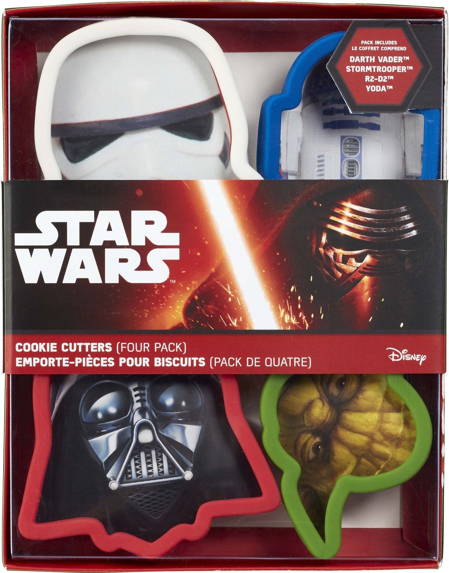 Star Wars Cookie Cutters - 4pk Metal