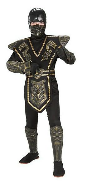 Ancient Dynasty Ninja Child Costume: Size Small (4-6)