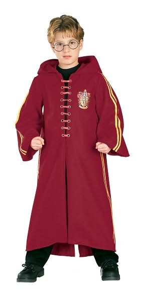 Harry Potter Quidditch Robe Super Deluxe Child Costume: Size Medium