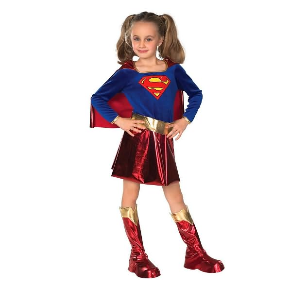 DC Comics Supergirl Child Costume: Size Medium