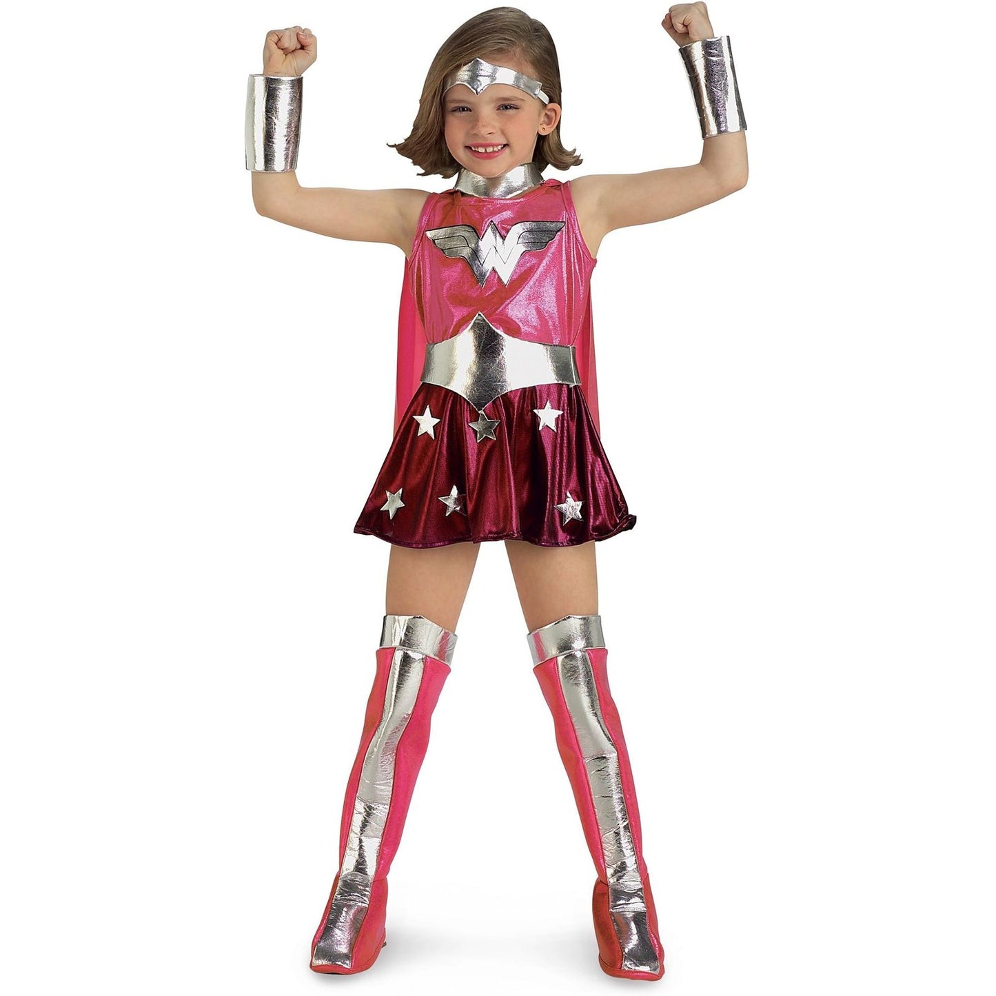 Pink Wonder Woman Child Costume: Size Medium (8-10)