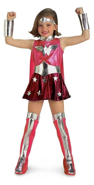 Pink Wonder Woman Child Costume: Size Medium (8-10)