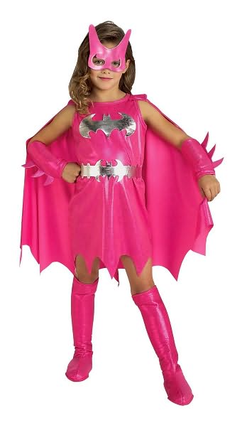 Pink Batgirl Child Costume: Size X-Small (2-4)
