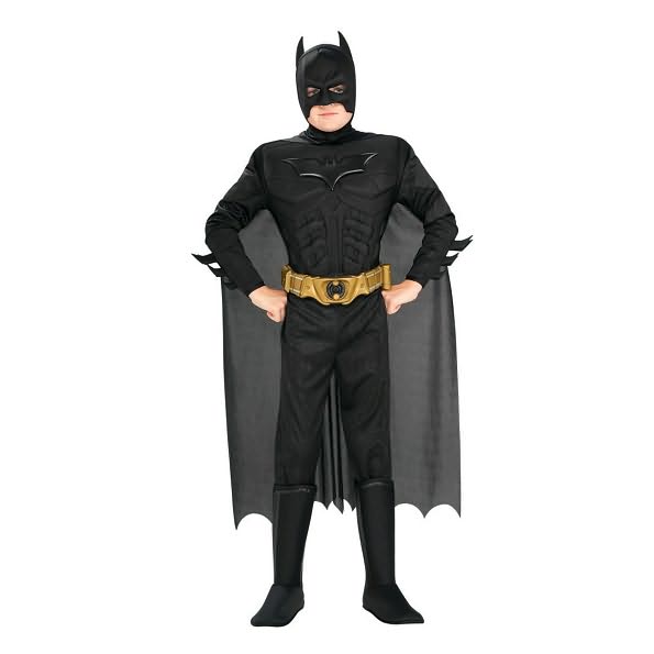Batman Dark Knight Deluxe Muscle Chest Batman Child Costume: Size Medium