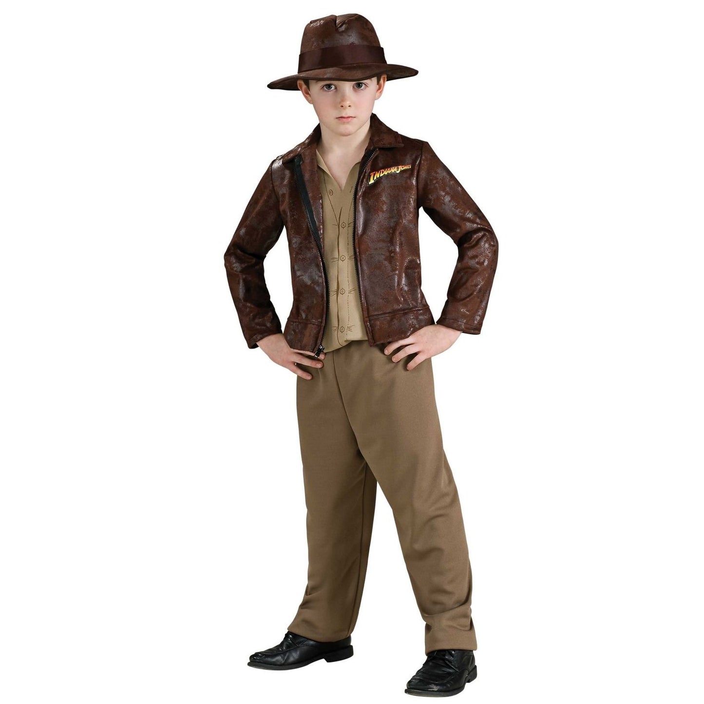 Indiana Jones Deluxe Indiana Child Costume: Size Medium