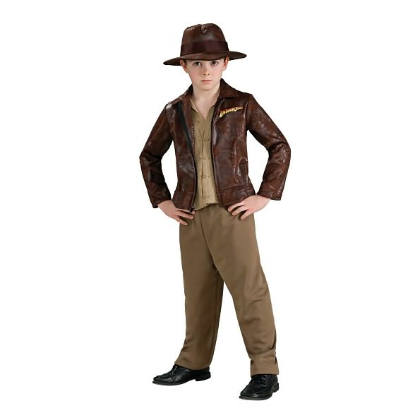 Indiana Jones Deluxe Indiana Child Costume: Size Large
