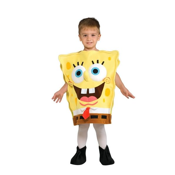 SpongeBob Squarepants Deluxe SpongeBob Child Costume: Size Small