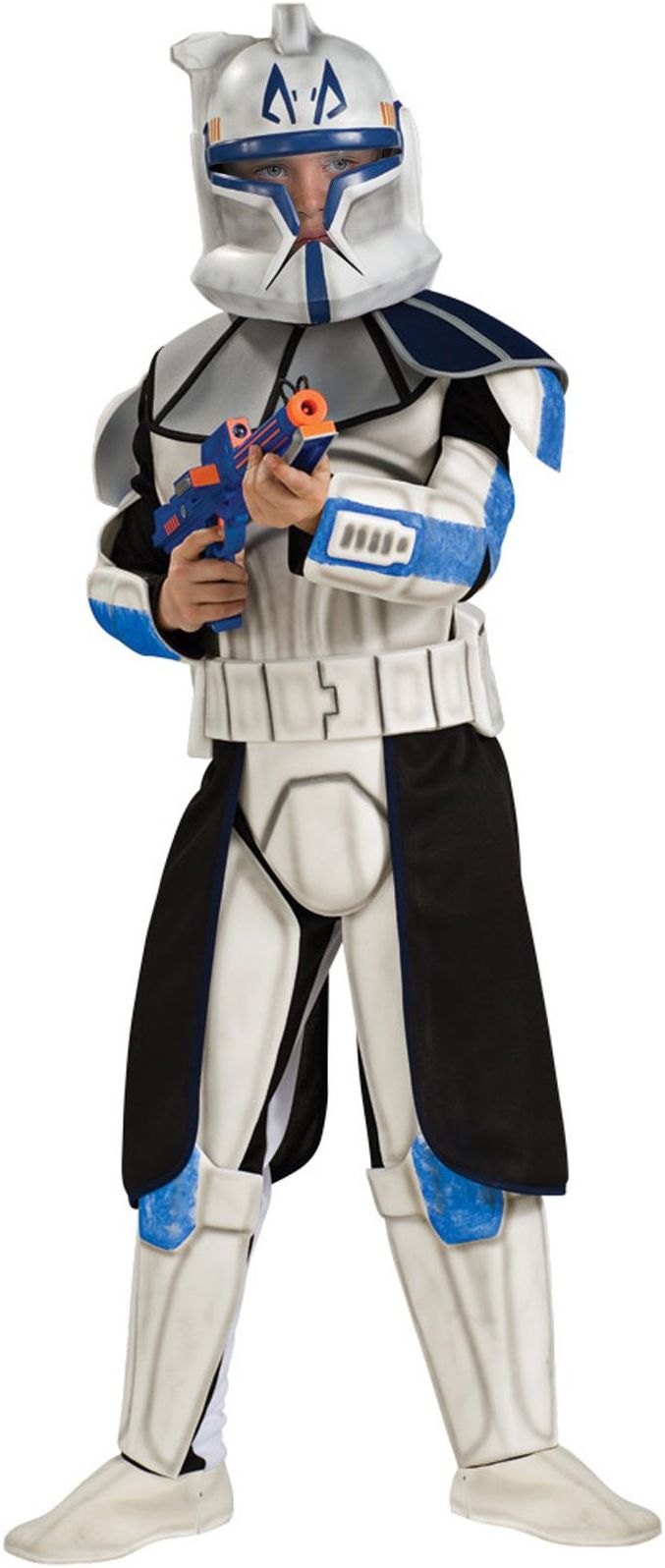 Star Wars Animated Deluxe Clone Trooper Leader Rex Child Costume: Size Medium