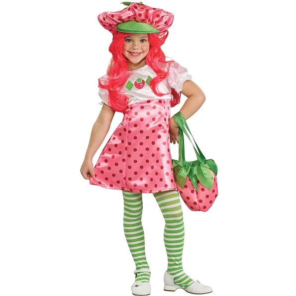 Strawberry Shortcake - Strawberry Shortcake Deluxe Toddler / Child Costume: Medium