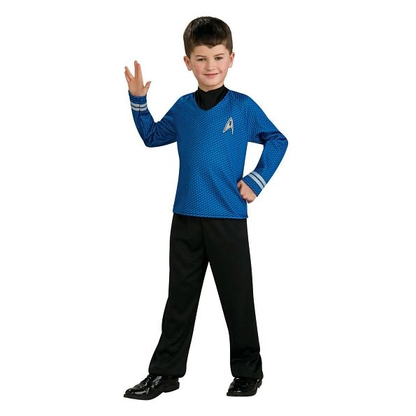 Star Trek Movie (Blue) Shirt Child Costume: Size Medium