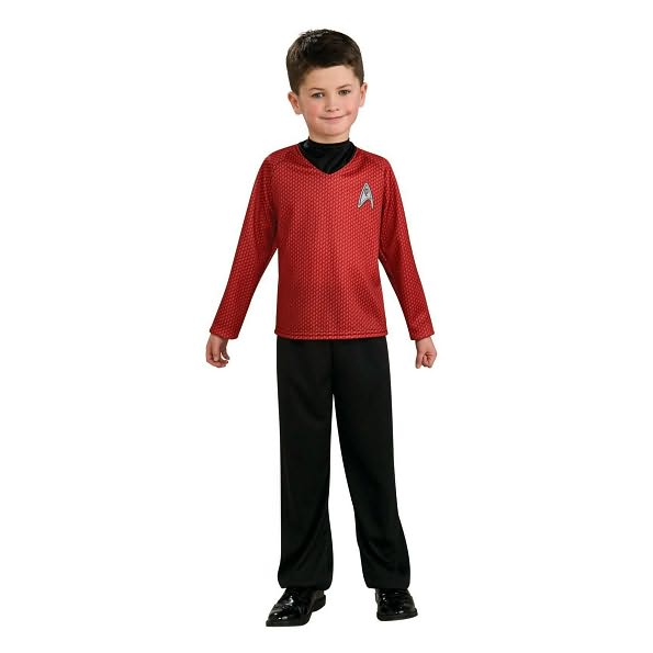 Star Trek Movie (Red) Shirt Child Costume: Size Medium