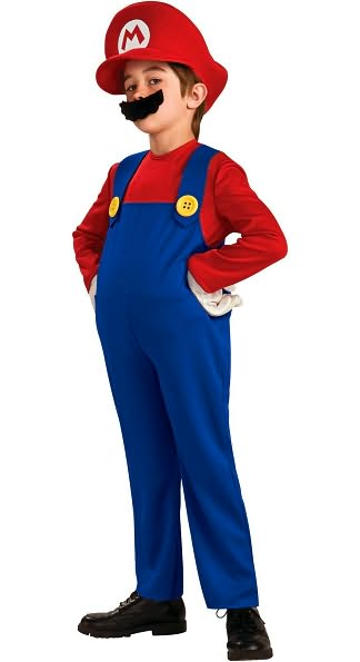 Super Mario Bros. - Mario Deluxe Child Costume: Size Small (4/6)