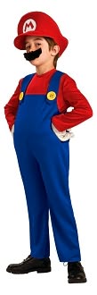 Super Mario Bros. - Mario Deluxe Child Costume: Size Large (12/14)