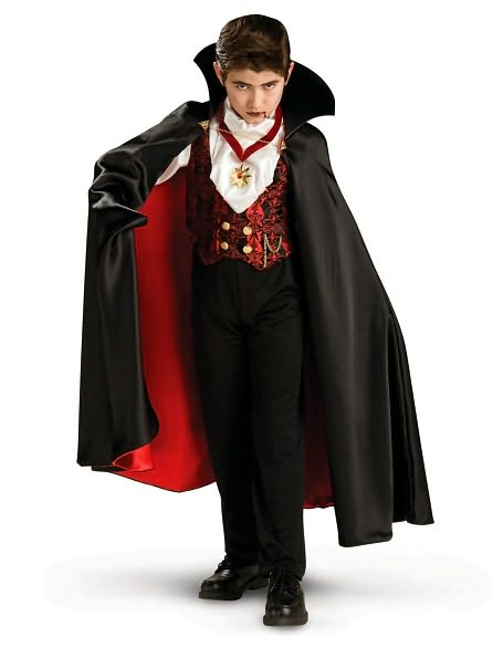 Transylvanian Vampire Child Costume: Size Small (4-6)