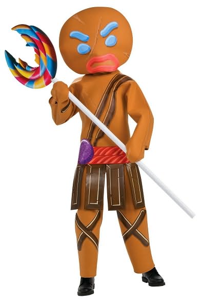 Shrek Forever After-Gingerbread Warrior Child Costume: Size Small (4-6)