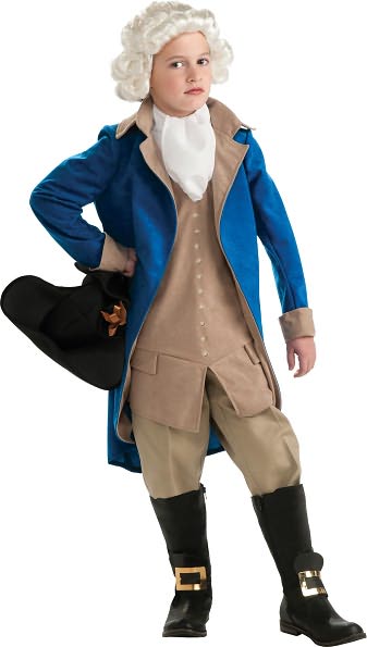 George Washington Child Costume: Medium