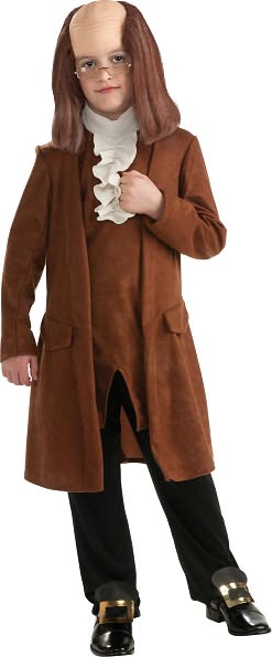 Costumes 211379 Benjamin Franklin Child Costume