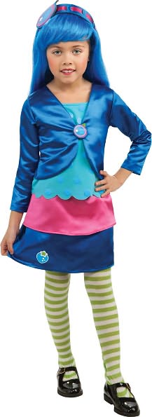 Costumes 211503 Strawberry Shortcake- Blueberry Muffin Deluxe Toddler- Child Costume
