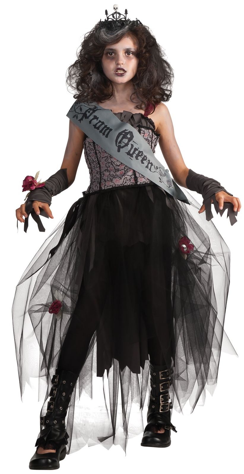 Goth Prom Queen Child Costume: Small