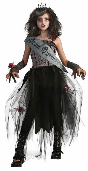 Goth Prom Queen Child Costume: Small