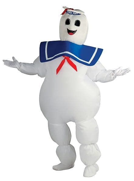 Ghostbusters - Inflatable Stay Puft Marshmallow Man Adult Costume: One-Size (Standard)