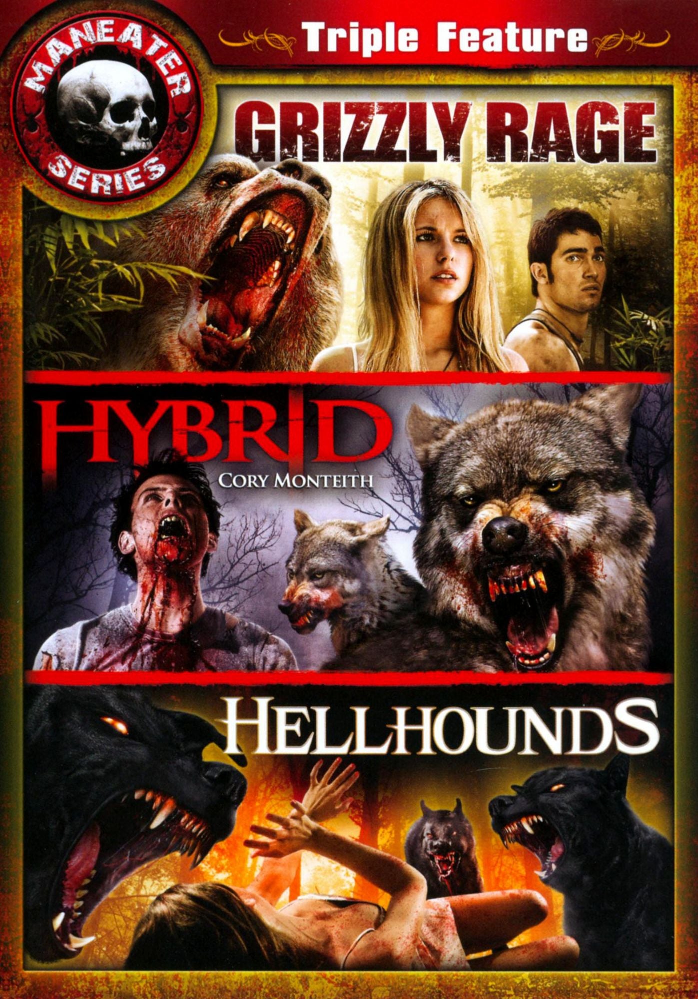 Maneater Series: Grizzly Rage/Hybrid/Hellhounds [3 Discs]