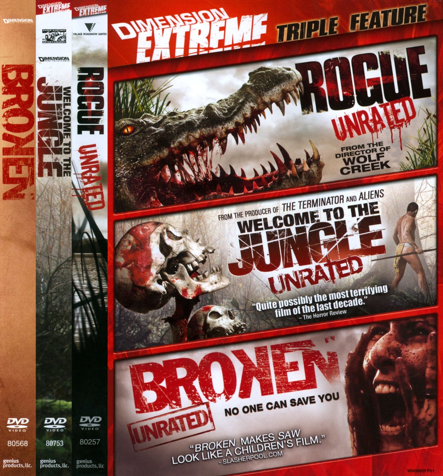 Rogue [Unrated]/Welcome to the Jungle [Unrated]/Broken [Unrated] [3 Discs]