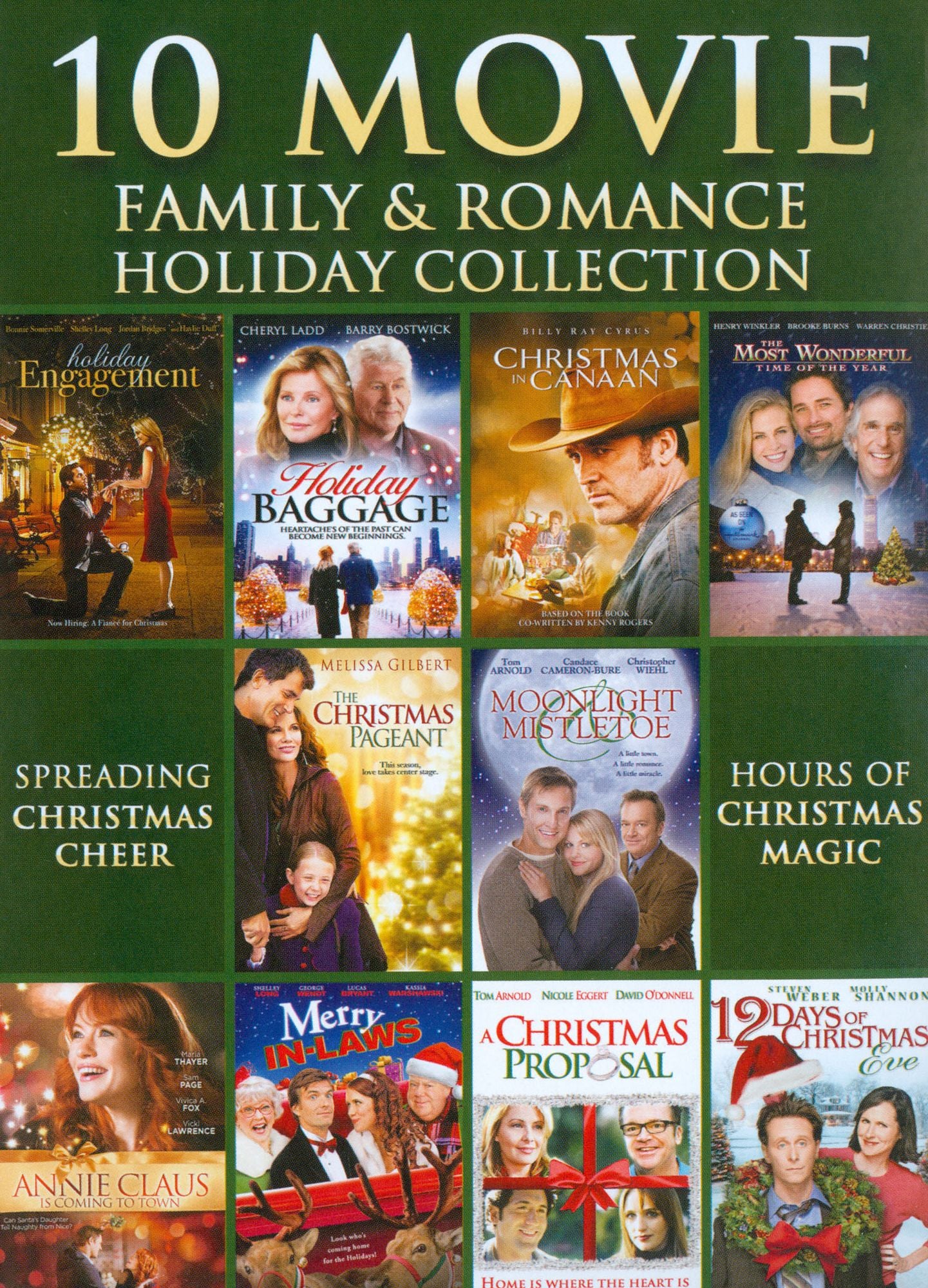 10 Movie Family & Romance Holiday Collection