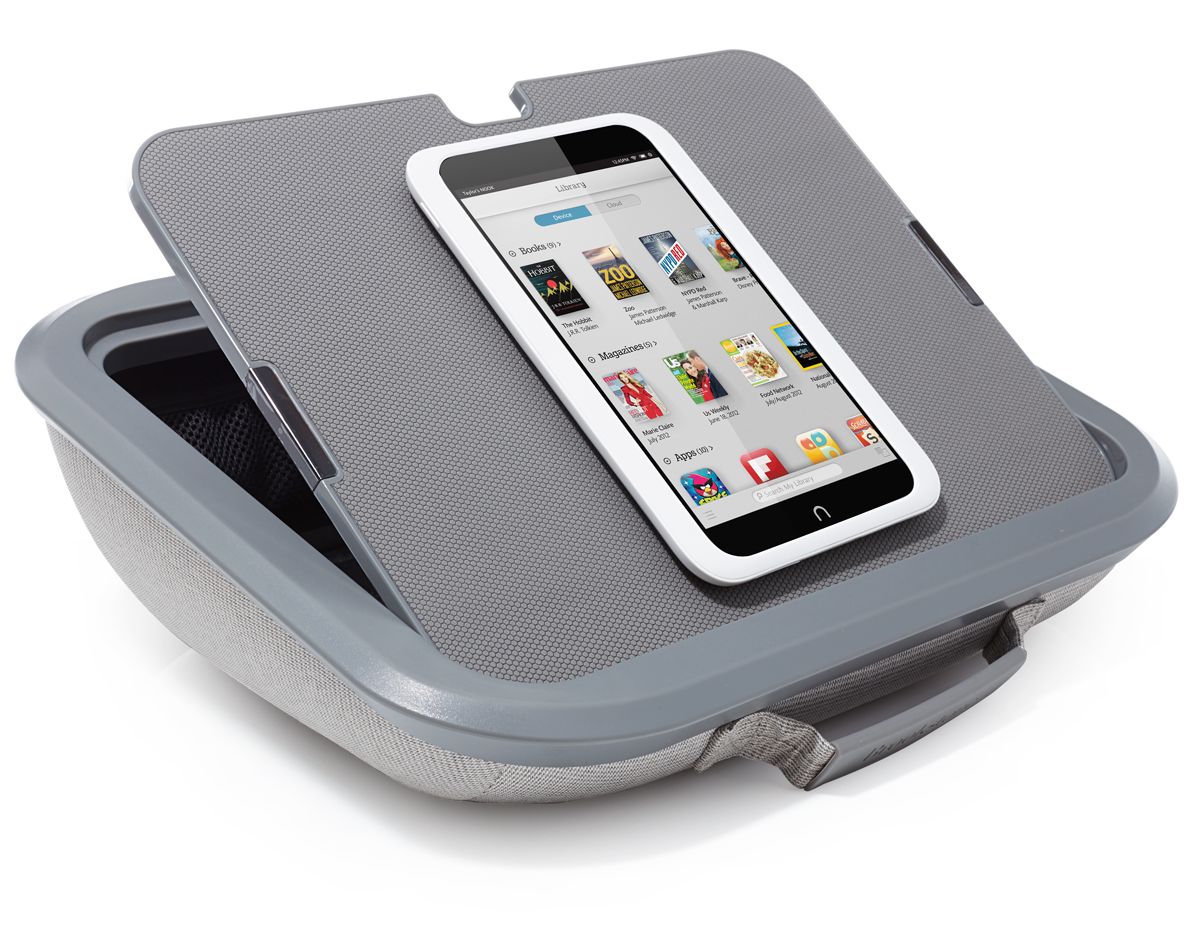 Brookstone eComfort Home Office All-In-One Workstation Gray