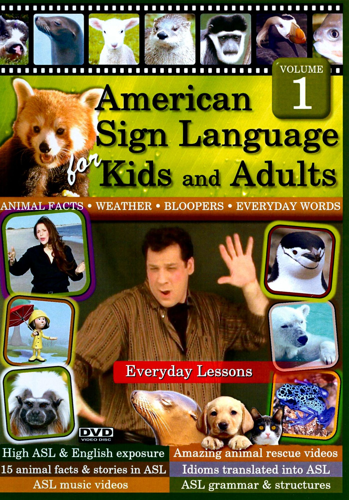 American Sign Language for Kids and Adults, Vol. 1: Everyday Lessons