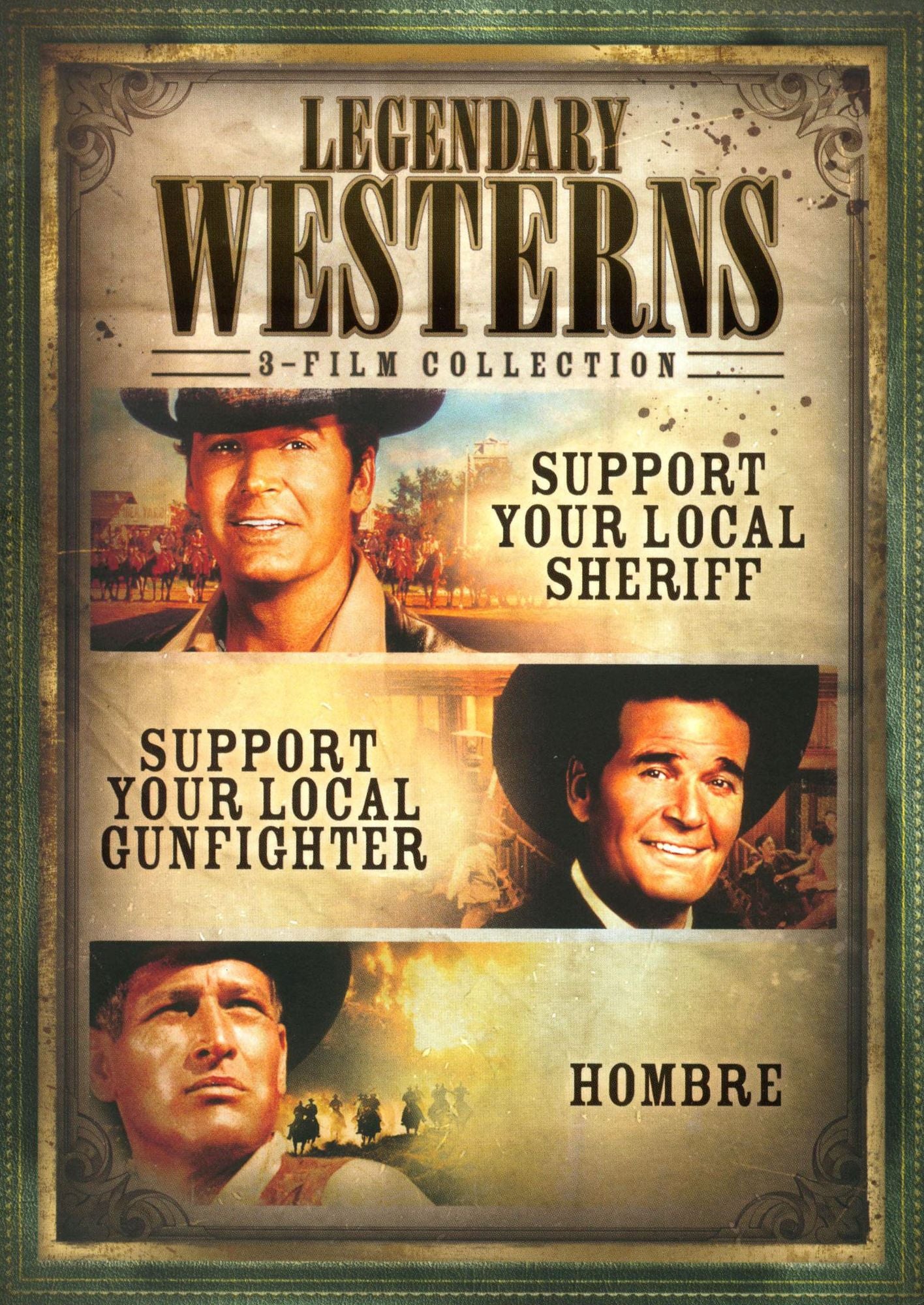 Legendary Westerns: Support Your Local Sheriff/Support Your Local Gunfighter/Hombre [3 Discs]