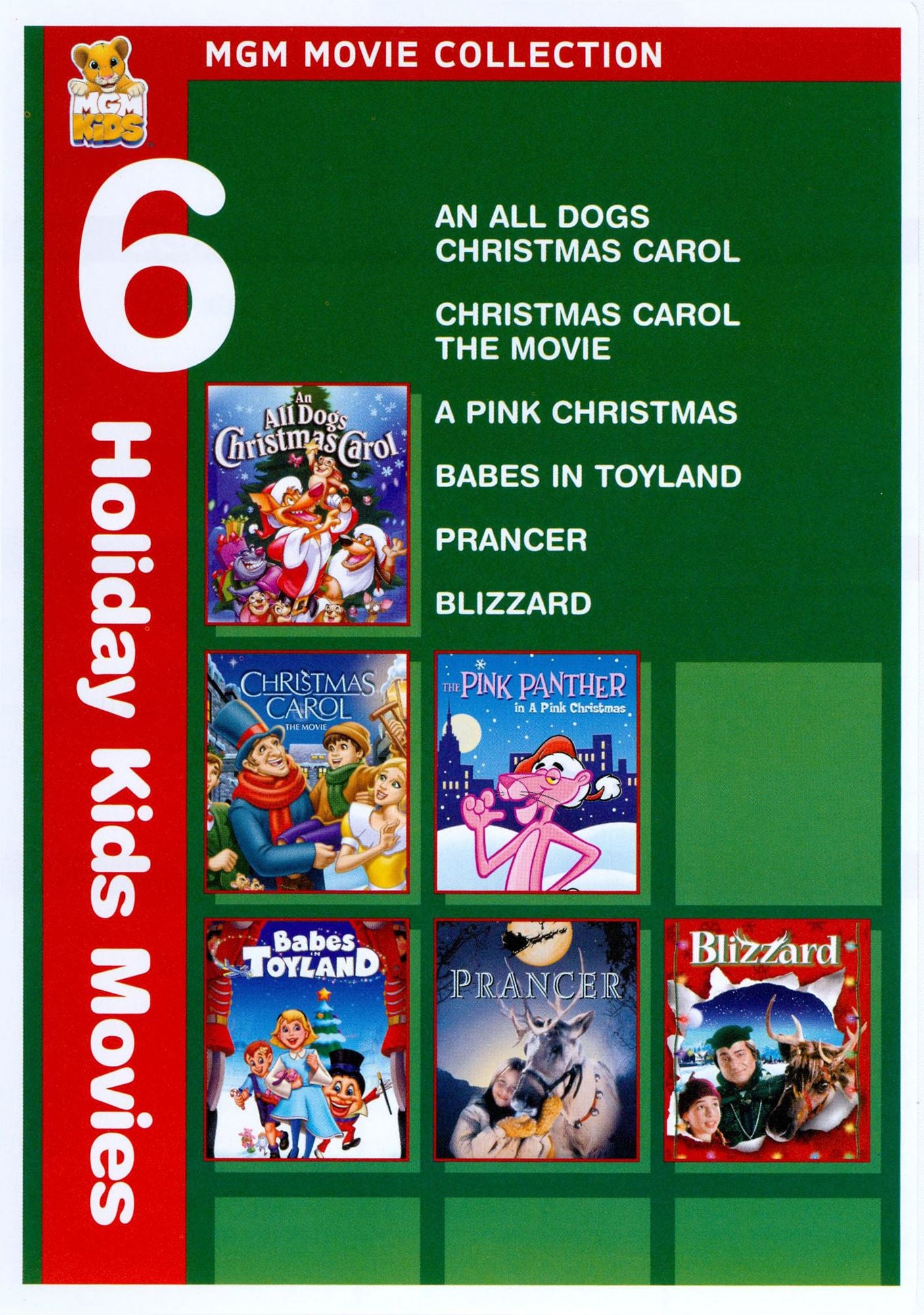 6 MGM Holiday Kids Movies [3 Discs]