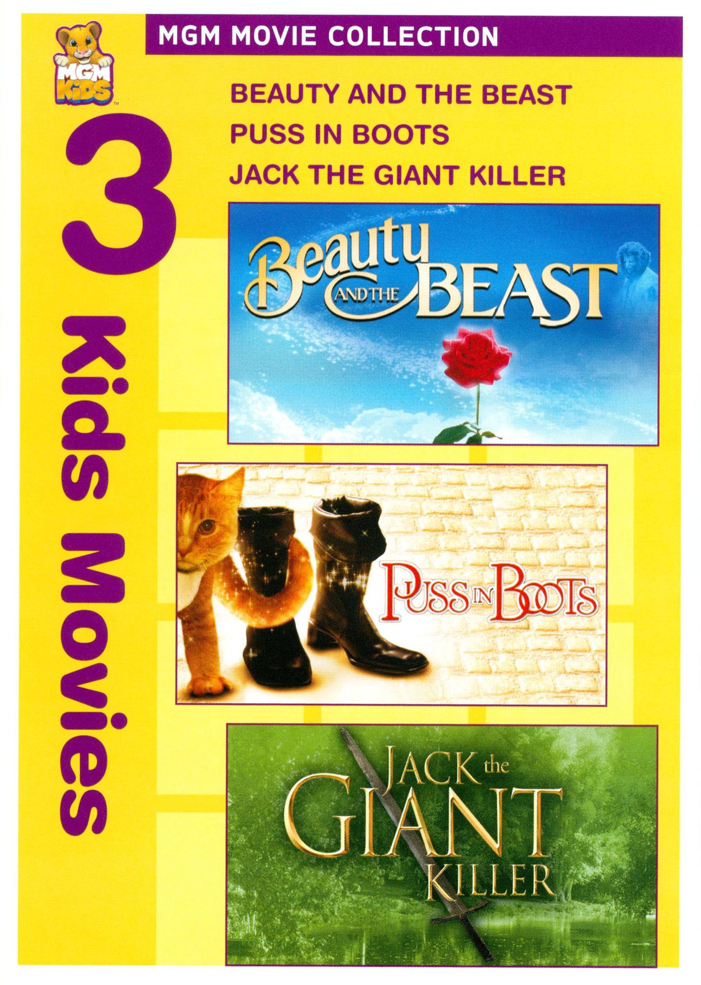 Beauty and the Beast/Puss in Boots/Jack the Giant Killer [2 Discs]