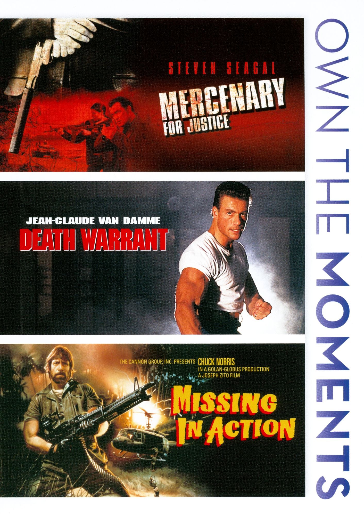 Mercenary for Justice/Death Warrant/Missing in Action [3 Discs]