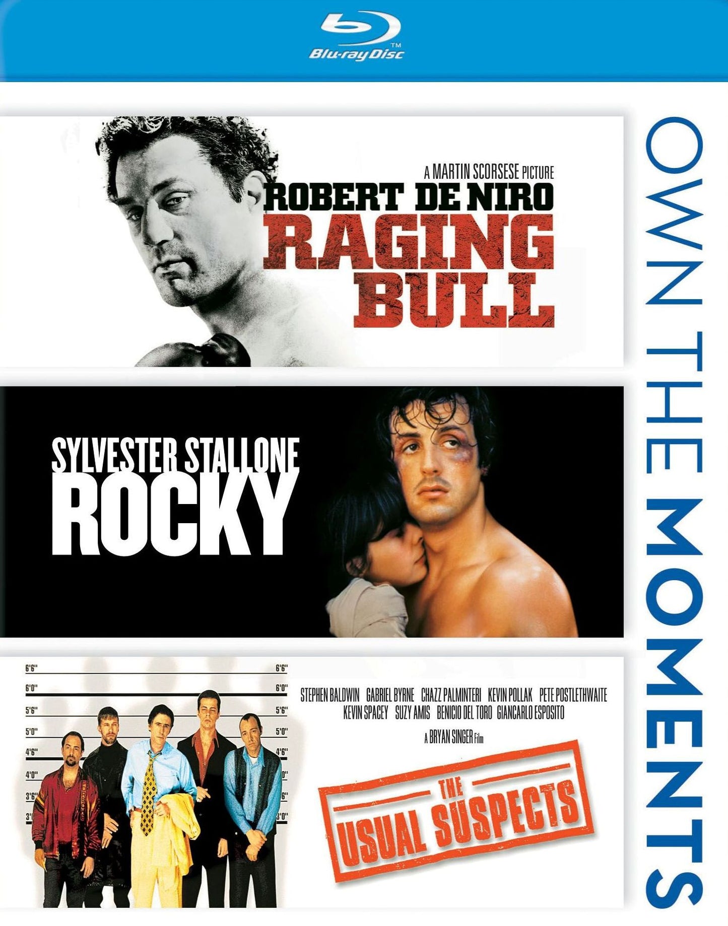 Raging Bull/Rocky/The Usual Suspects [3 Discs] [Blu-ray]