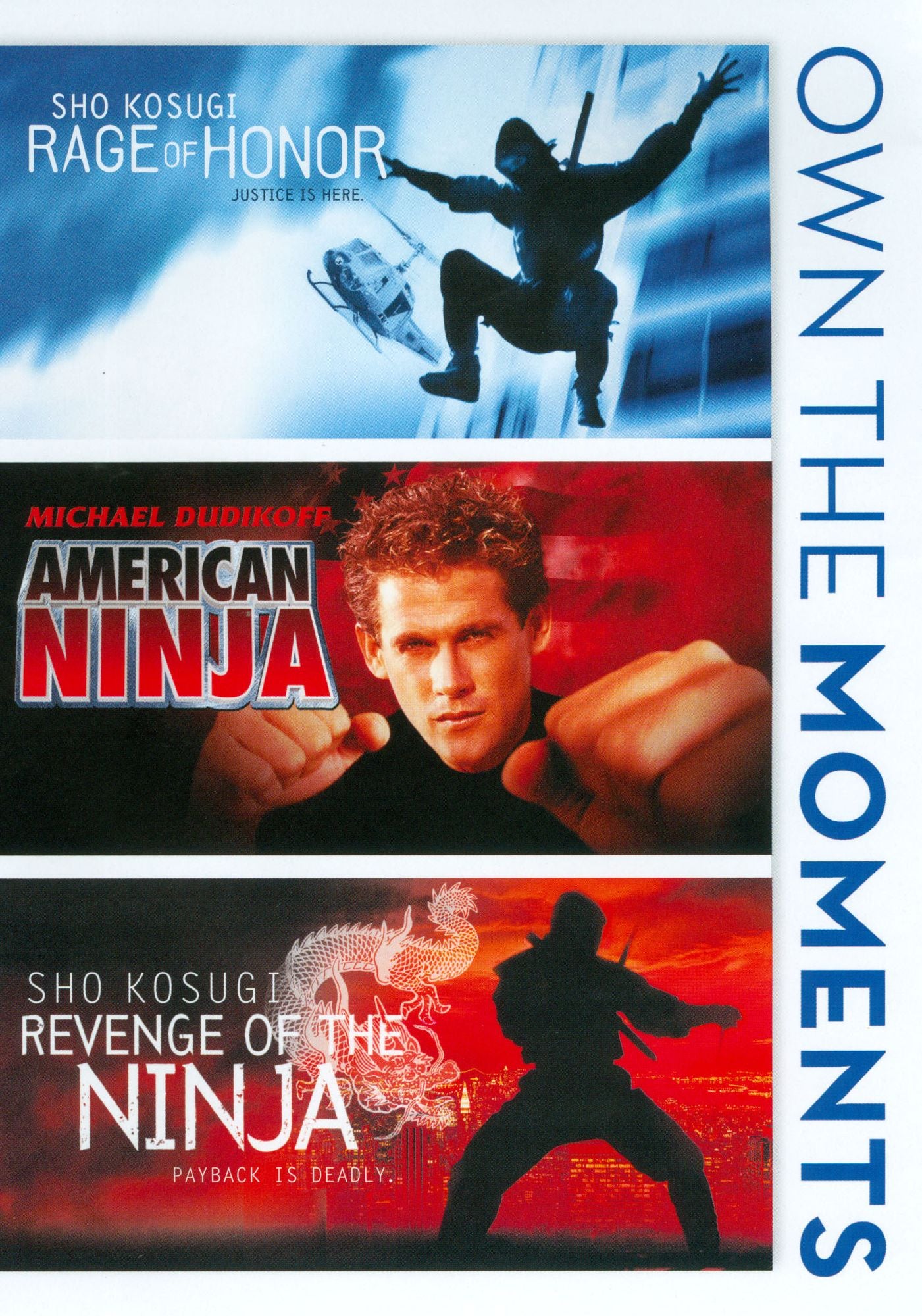 Rage of Honor/American Ninja/Revenge of Ninja [3 Discs]